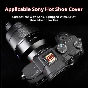 소니호환 핫슈 커버 카메라 셔터 버튼 액세서리에 적합 zve10/a7c2/a6000/a7m4/zv1/a6400/zve10/a6700/Zve1