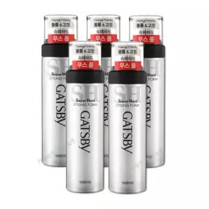 갸스비 무스 폼 슈퍼 하드 스타일링폼 185ml x 5개