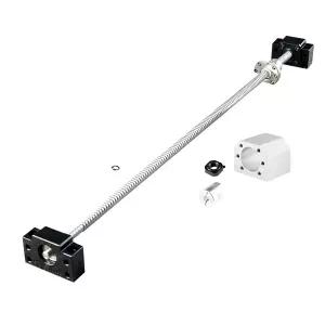 CHUANGNG 볼 스크류 CNC 부품 SFU1605 RM1605 16mm 1000mm 금속 디플렉터 너트 BK/BF12 끝단 지지 하우징