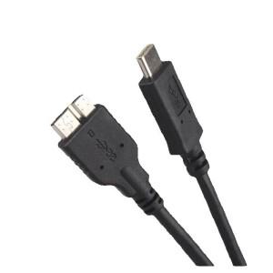 [호환품]마이크로 B USB 3.0 타입-C 케이블 커넥터 외장 하드 드라이브 디스크 0.15M 컴퓨터용