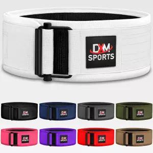 DXM 스포츠 셀프 잠금 웨이트 팅 벨트 - 남성 여성 체육관 피트니스 근력 운동 보디빌딩 파워 역도 데드트
