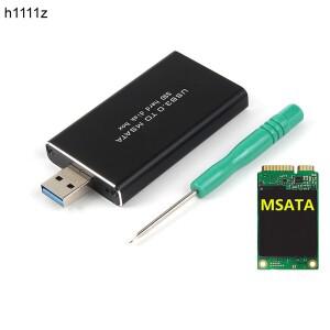 MSATA-USB 5Gbps USB 3.0-mSATA SSD 인클로저 케이스 하드 디스크 어댑터 M2 외장형 HDD 모바일 박스