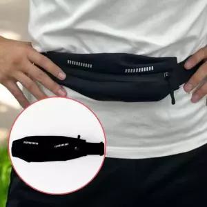 [하프클럽/]블랙 신축 허리가방 러닝 런닝 힙색 허리색 내부방수 조깅 허리