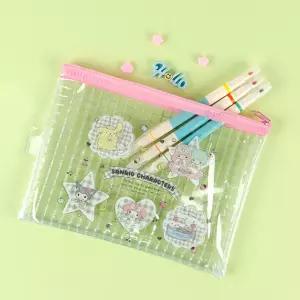 산리오 핑크 B6 투명파우치