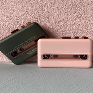 휴대용 카세트 플레이어 테이프 라디오 카셋트빈티지