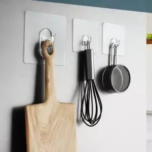 벽후크 모자걸이 벽걸이옷걸이 행거 재점착후크 중 2P (WFKBJPO)