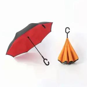 장우산 역우산 반전우산 역방향우산 물튐방지 접이식 (WFKB9UW)