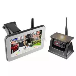 트럭 후방카메라 화물차 크레인 태양광 무선 스크린