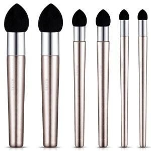 예술가 학생 숯가루 그림 교정 스 스미어를 위한 6개의 아티스트 블렌딩 스펀지 펜 재사용 가능 스케치 문지르기 브러시 세척 수정 도구, 3 사이즈