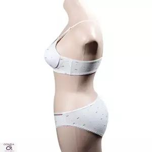 [하프클럽/]주니어 메쉬 브라팬티 3단계 노와이어 속옷 여자 아동 조합