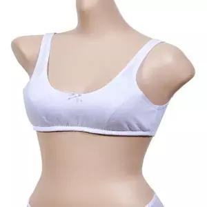 [하프클럽/]구름 하트 패턴 주니어 스포츠 브라 1단계 AA컵 아동용 운동