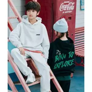 매장정품 JEEP 지프 JEEPKIDS 본 투 익스플로어 베어 후드셋업_BK KQ5THU062BK_KQ5TPU962BK 835297