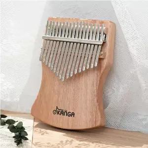 [하프클럽/]교육용악기 캥거 고급 칼림바 플레이트 마호가니 올솔리드 NM02