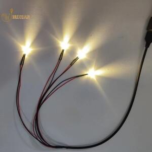 USB 포트 5V 미니어처 슈퍼 밝은 램프 DIY 모델 디오라마 수제에 대 한 1 Pcs 2/4/6 LED 비즈