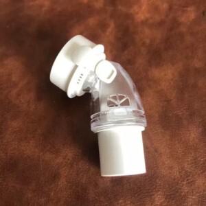 레스메드 에어핏 F20 풀페이스 CPAP 마스크 어댑터 악세서리용 오리지널 튜브 커넥터