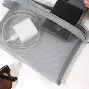 망사 파우치 중형 메이크업파우치 여성용파우치 가방속파우치 보관파우치