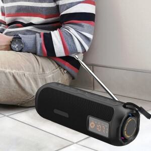 무선 BT 스피커 휴대용 라디오 카드 지원 실내외용 충전식