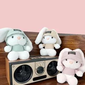 힙합 토끼 인형키링 애착인형 열쇠고리 키홀더 가방고리 백참 부자재 자동차 가방 차키 토끼 벙거지