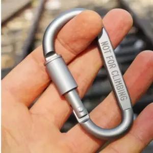 물통걸이카라비너 D자카라비너 클라이밍 8.2cm 물통걸이 배낭퀵링크 (WFKC0DU)