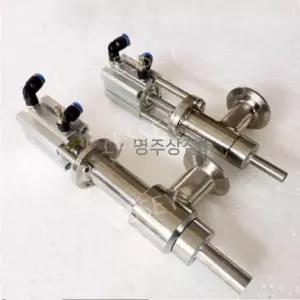 액상 주입기 소스 분배기 밸브 충전 헤드 빵 공압 스테인리스 크림빵 충진기 생크림