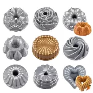 제빵 베이커리 틀 깍지 케익 팬 하트 번트 케이크 간식