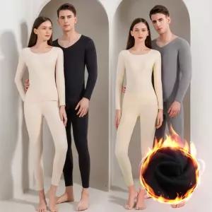 GGRO 남녀공용 방한 내복세트 겨울실내복 면홈웨어 성인내복