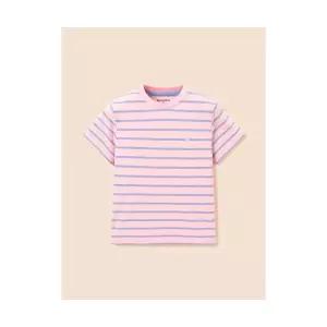 빈폴 키즈 스트라이프 반소매 티셔츠 라이트 핑크 (BI5642UE2Y) 264949