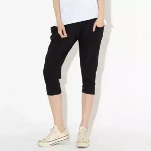 [하프클럽/]신축성 좋은 통바지 여자긴바지 바지 편안한 기장 7부