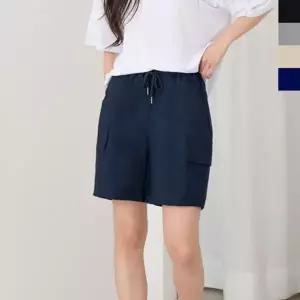 [하프클럽/]숏팬츠 면바지 카고바지 반바지 여자반바지 밴딩팬츠