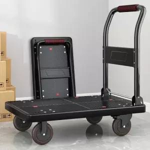 현이몰 저소음 접이식 핸드카트 특대형 폴딩 손수레 구루마 쇼핑카트 웨건 캠핑용품 장바구니 폴딩카트