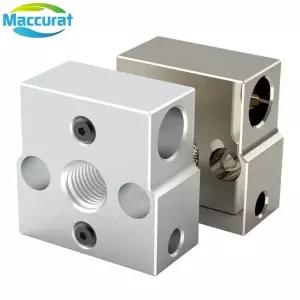 CR6 SE 히터 블록 고온 도금 구리 및 알루미늄 히트 블록 양말 Creality CR-6 SECR 6 Max SE 3D 프린터 부