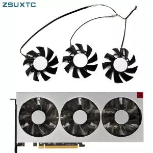 DIY 75MM FD8015H12S 12V 0.32A Amd Xfx RX Radeon VII 그래픽 비디오 카드 쿨러 팬 교체