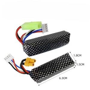 수정탄 배터리 고용량 구성품 메탈 라인이있는 M4A1 금속기어