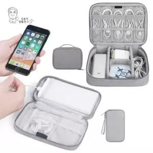 여행용 파우치 휴대용 케이블 충전기 다용도 디지털 정리 (WFKCQ8W)