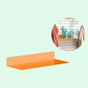 인테리어선반 벽부착형핑크선반 타공판선반 핑크인테리어용선반