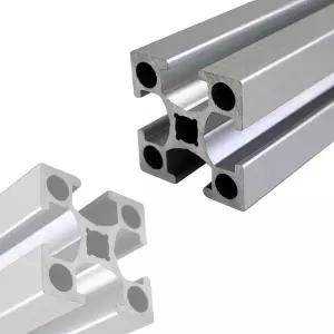 알루미늄 프로파일 2020 100mm 사각파이프 제작 절단 가공 선반 축양장 앵글