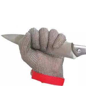 쇠그물 장갑 체인 육가공 정육점 철장갑 쇠사슬 그린