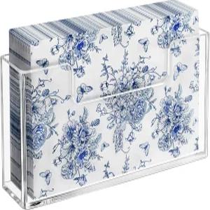 HBlife 아크릴 게스트 타월 욕실용 종이 냅킨 홀더 - 투명 방수 수직 스탠드 일회용 핸드 디스펜서 주방