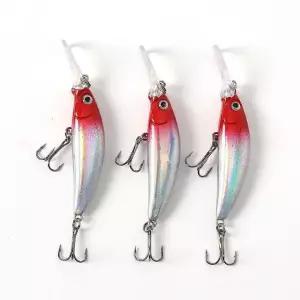 고품질 배스 쏘가리 꺽지 낚시 싱킹 미노우 루어 3p세트 S50 (WFKDTL6)