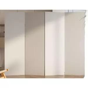 무지병풍 4폭 접이식 희색 가벽 높이 칸막이 거실