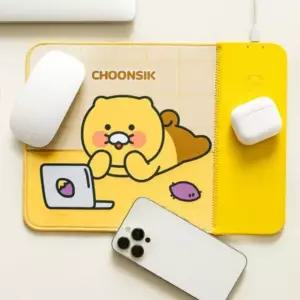 고품질 춘식이 귀여운 장패드 게이밍 무선 충전 마우스 패드 (WFKE0JB)