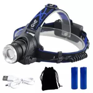 배터리2개 캠핑용LED랜턴 휴대용헤드라이트 휴대용라이트 (WFKDJ8X)