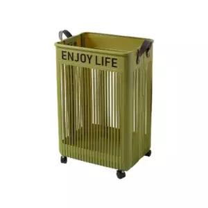 58L 대용량 빨래바구니 폴딩 접이식 바구니 카키 (WFKDN9E)