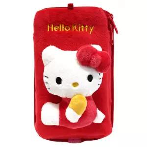 헬로키티 휴대폰케이스 레드 대파우치 보호 폰치 소품치 다용도 멀티 파우치 미니치