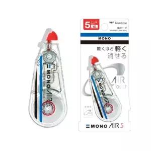 톰보 모노 에어 수정테이프 무소음 5mm 10M 톰보수정테이프 톰보화이트