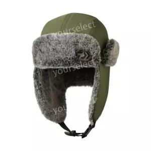 다이와 겨울 방한모자 털모자 군밤모자 카키컬러