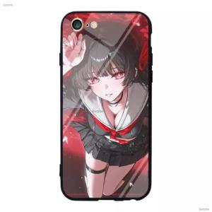 명조 굿즈 치사 갤럭시 아이폰 강화유리 케이스