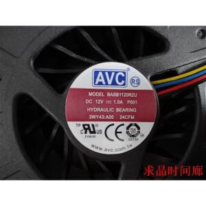 C BASB1120R2U P001 DC 12V 1.0A 4 와이어 서버 베어 선풍기