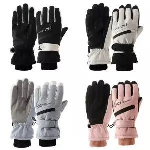 스키장갑 시즌권 카드 수납가능 포켓 터치 보드 방한