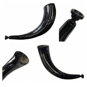 호른 나팔 뿔나팔 물소뿔 초보자용 나팔 G 악기 전용 황소 피리 04 단일 블랙